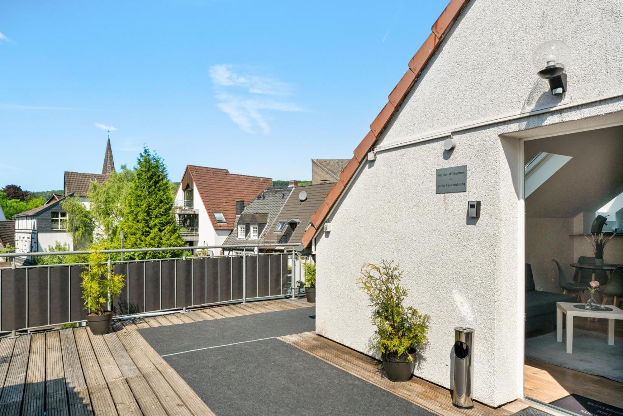 Mola Apartments-Charmante Ferienwohnung Im Herdecke Zentrum Fuer 3 Personen-Grosse Dachterrasse-Grill-Gratis Parken-Wlan Exteriör bild