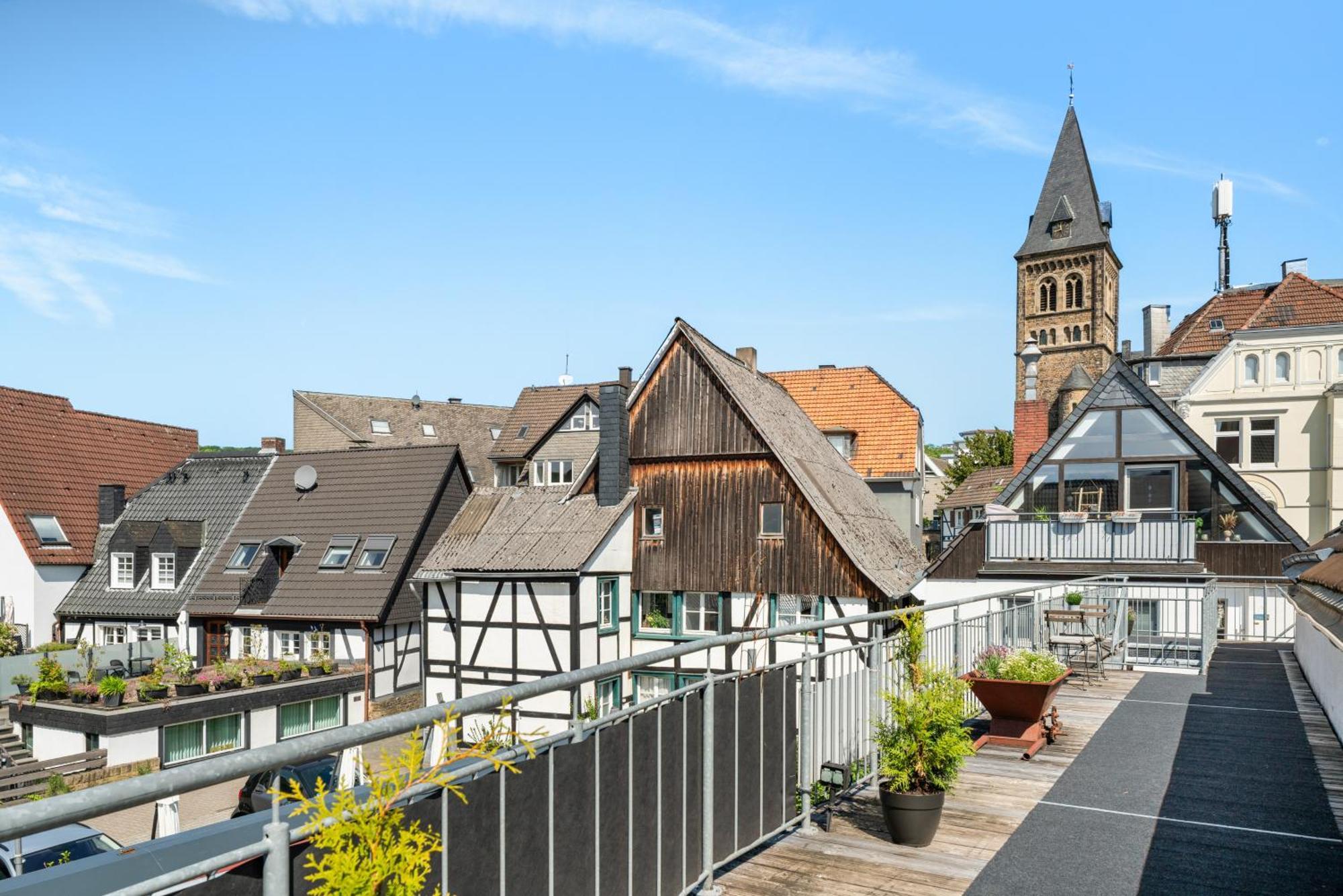 Mola Apartments-Charmante Ferienwohnung Im Herdecke Zentrum Fuer 3 Personen-Grosse Dachterrasse-Grill-Gratis Parken-Wlan Exteriör bild