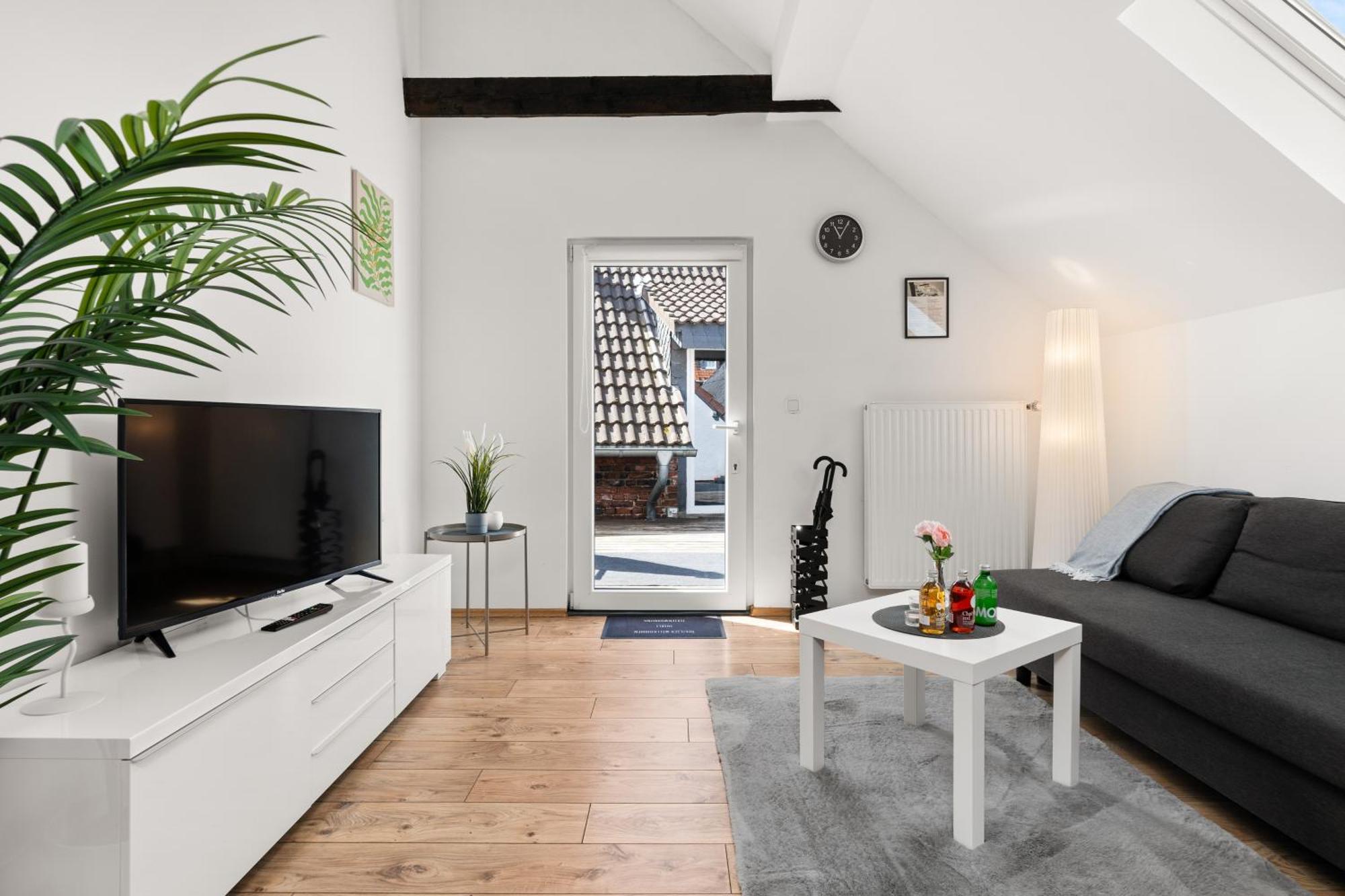 Mola Apartments-Charmante Ferienwohnung Im Herdecke Zentrum Fuer 3 Personen-Grosse Dachterrasse-Grill-Gratis Parken-Wlan Exteriör bild